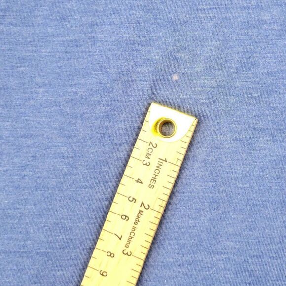 Mens XXL "HOME OF THE BRAVE" Blue Patriotic Soft Cotton Blend Short Sleeve Shirt - Picture 12 of 12